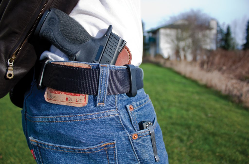 gun tucked the waste band