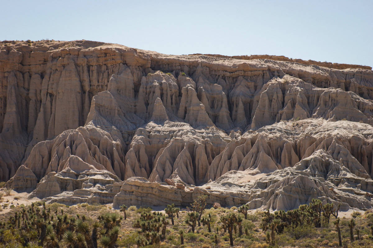 Majestic limestone rock formations at Red Rock Canyon near Las Vegas, NV.